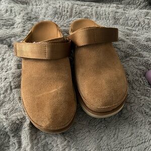 UGG Brown Suede Mules